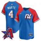 Ketel Marte - 4 Blue Red Jersey National League 2025 All Star All Stitched