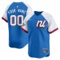 Custom Blue White Jersey National League 2025 All Star All Stitched