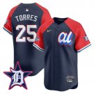 Gleyber Torres - 25 Navy Red Jersey American League 2025 All Star All Stitched