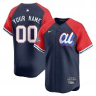 Custom Navy Red Jersey American League 2025 All Star All Stitched