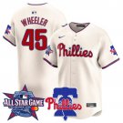 Zack Wheeler - 45 Cream Jersey Philadelphia Phillies 2026 All Star All Stitched