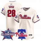 Alec Bohm - 28 Cream Jersey Philadelphia Phillies 2026 All Star All Stitched