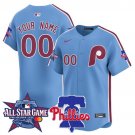 Custom Light Blue Jersey Philadelphia Phillies 2026 All Star All Stitched