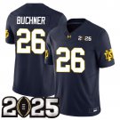 BUNCHER - 26 Navy Jersey Notre Dame Fighting Irish CFP Final Patch All Stitched