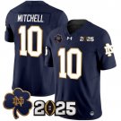 Kris Mitchell Navy Jersey Notre Dame Fighting Irish 2025 CFP Final Patch Vapor Limited