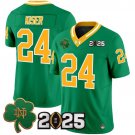 Jack Kiser Throwback Jersey Notre Dame Fighting Irish 2025 CFP Final Patch Vapor Limited