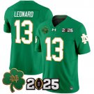 Riley Leonard Green Jersey Notre Dame Fighting Irish 2025 CFP Final Patch Vapor Limited