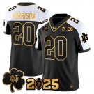Benjamin Morrison Alternate Jersey Notre Dame Fighting Irish 2025 CFP Final Patch Gold