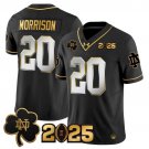 Benjamin Morrison Black Limited Jersey Notre Dame Fighting Irish 2025 CFP Final Patch Gold