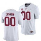 Custom Alabama Football Jerseys Name and Number College NCAA Football Replica White