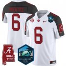 Kobe Prentice Jersey #6 Alabama Crimson Tide 2025 ReliaQuest Bowl Inverted