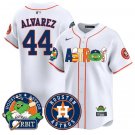 Yordan Álvarez Jersey #44 Houston Astros Orbit Vapor Premier Limited Stitched White