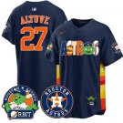 José Altuve Jersey #27 Houston Astros Orbit Vapor Premier Limited Stitched Navy