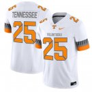 Tennessee Jersey #25 Tennessee Vols 2025 Smokey Grey Series Stitched White