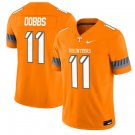 Joshua Dobbs Jersey #11 Tennessee Vols 2025 Smokey Grey Series Stitched Orange
