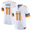 Joshua Dobbs Jersey #11 Tennessee Vols 2025 Smokey Grey Series Stitched White