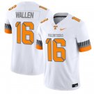 Morgan Wallen Jersey #16 Tennessee Vols 2025 Smokey Grey Series Stitched White