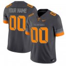 Custom Tennessee Vols Jersey 2025 Smokey Grey Series Stitched Anthracite
