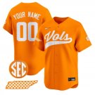 Custom Tennessee Vols Jersey 2025 Vapor Premier Limited Stitched Orange