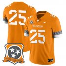 25 Orange Jersey Tennessee Volunteers 2025 Spirit All Stitched