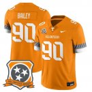 Dominic Bailey - 90 Orange Jersey Tennessee Volunteers 2025 Spirit All Stitched