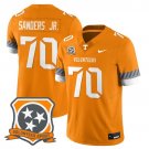 David Sanders Jr. - 70 Orange Jersey Tennessee Volunteers 2025 Spirit All Stitched
