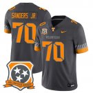 David Sanders Jr. - 70 Smokey Gray Jersey Tennessee Volunteers 2025 Spirit All Stitched