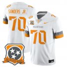 David Sanders Jr. - 70 White Jersey Tennessee Volunteers 2025 Spirit All Stitched