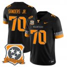David Sanders Jr. - 70 Black Jersey Tennessee Volunteers 2025 Spirit All Stitched
