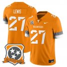 Peyton Lewis - 27 Orange Jersey Tennessee Volunteers 2025 Spirit All Stitched