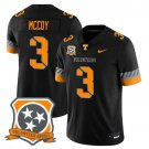 Jermod McCoy - 3 Black Jersey Tennessee Volunteers 2025 Spirit All Stitched