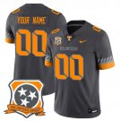 Custom Smokey Gray Jersey Tennessee Volunteers 2025 Spirit All Stitched