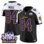 Randy Moss Black Alternate Jersey V2 Minnesota Vikings King Of The North Patch Vapor Limited