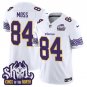 Randy Moss White Jersey V2 Minnesota Vikings King Of The North Patch Vapor Limited
