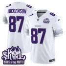 T.J. Hockenson Winter Warrior Jersey V2 Minnesota Vikings King Of The North Patch Vapor Limited