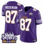T.J. Hockenson Purple Jersey V2 Minnesota Vikings King Of The North Patch Vapor Limited
