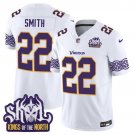 Harrison Smith White Jersey V2 Minnesota Vikings King Of The North Patch Vapor Limited