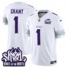 Bud Grant Winter Warrior Jersey V2 Minnesota Vikings King Of The North Patch Vapor Limited