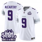 J.J. McCarthy Winter Warrior Jersey V2 Minnesota Vikings King Of The North Patch Vapor Limited