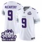 J.J. McCarthy Winter Warrior Jersey V2 Minnesota Vikings King Of The North Patch Vapor Limited