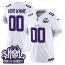 Custom Winter Warrior Jersey V2 Minnesota Vikings King Of The North Patch Vapor Limited