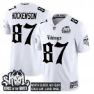 T.J.Hockenson White Jersey Minnesota Vikings 'Gothic Norseblood Edition' Vapor Limited