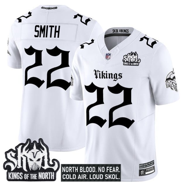 Harrison Smith White Jersey Minnesota Vikings 'Gothic Norseblood Edition' Vapor Limited