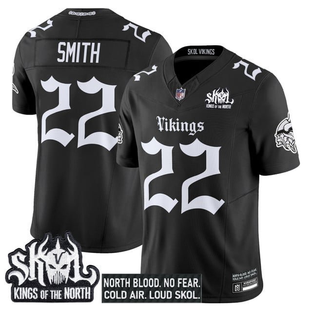 Harrison Smith Black Jersey Minnesota Vikings 'Gothic Norseblood Edition' Vapor Limited