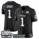 Bud Grant Black Jersey Minnesota Vikings 'Gothic Norseblood Edition' Vapor Limited