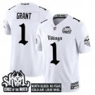 Bud Grant White Jersey Minnesota Vikings 'Gothic Norseblood Edition' Vapor Limited