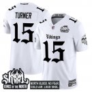 Dallas Turner White Jersey Minnesota Vikings 'Gothic Norseblood Edition' Vapor Limited