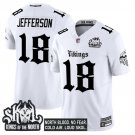 Justin Jefferson Alternate Jersey Minnesota Vikings 'Gothic Norseblood Edition' Vapor Limited