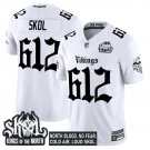 Skol 612 White Jersey Minnesota Vikings 'Gothic Norseblood Edition' Vapor Limited