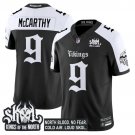 J.J.McCarthy Alternate Jersey Minnesota Vikings 'Gothic Norseblood Edition' Vapor Limited